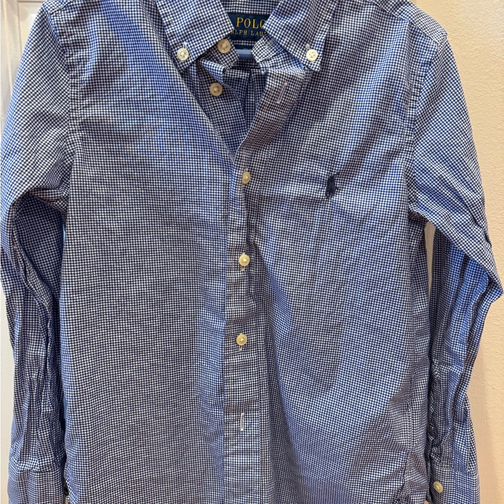 Polo by Ralph Lauren Kids Blue Button Down Shirt
